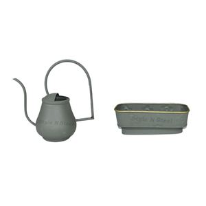 Regadera para plantas, regadera de jardín, regadera para plantas duradera con recubrimiento en polvo para jardinería doméstica con maceta - Product Image 1