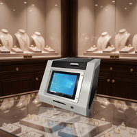 Analyseur d'or XRF, testeur quantitatif et qualitatif non destructif pour les marchés des bijoux anciens et des métaux précieux, 0,05%-0,1%