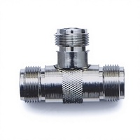 Adaptateur en T coaxial RF 3 voies N femelle-femelle-femelle, répartiteur 50 Ohm, triple connecteur jack pour signal d'antenne sans fil