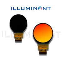 Écran TFT 2,1 pouces, module de panneau FPC COG à 12 heures, résolution 480x480, circuit intégré de pilote ST7701S, 4 LED blanches rétroéclairées, 250cd/m2
