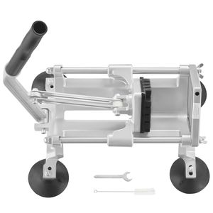 Affettatrice Manuale Commerciale per Verdure e Frutta in Acciaio Inox e Lega di Alluminio da 1/2 Pollice - Product Image 1
