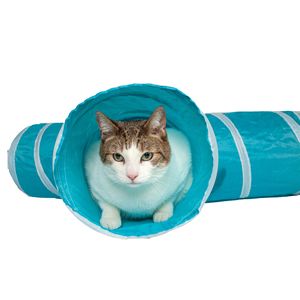 Tunnel Interattivo Pieghevole a 3 Vie per Gatti con Ruote per Esercizio Fisico - Product Image 3