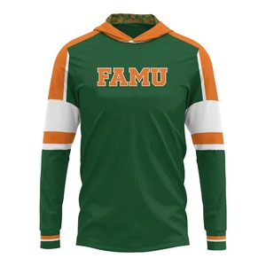 Sudadera con Capucha Vintage de Invierno para Mujer de la Universidad FAMU de Florida, 100% Algodón, Impresión Personalizada con Logotipo Frontal y Diseño de Hombros Caídos - Product Image 1