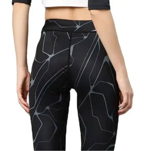 Leggings de Yoga de Cintura Alta, Sólidos, Largos, Elásticos en Cuatro Direcciones, Spandex/Nylon, Transpirables, Cintura Elástica, Diseño Sin Costuras, con Bolsillos - Product Image 3