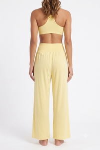Pantalones de pana para mujer 2026, de cintura alta, pierna ancha, corte regular, casuales, ecológicos, transpirables, con cierre de cordón, 100% pantalón - Product Image 2