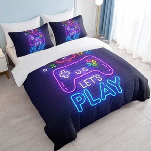 Set di Biancheria da Letto Ultra Morbido 3 Pezzi con Copripiumino GamePad per Piumone Misura Full - Solo Ritiro in Personale, Leggero, Super King per Divano - Product Image 4