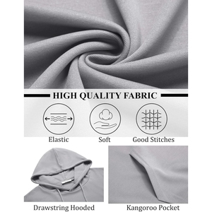 Plain <b>Pullover</b> <b>Men</b> Hoodies Hot Sale Causal <b>Men</b> Hoodies With Good Quality <b>Men's</b> <b>Pullover</b> Hoodie 100% Cotton - Product Image 2