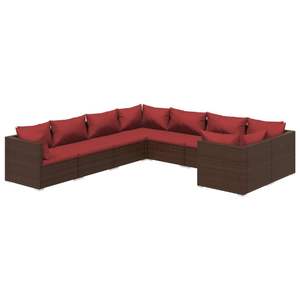 Ensemble de salon de jardin Cinnamon Red en couleur marron - Product Image 2