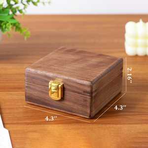 Elegant Wooden Jewelry Display Organizer with Sliding <b>Drawers</b> Ring Holder Necklace <b>Storage</b> <b>Box</b> for Home Boutique Bedroom Use - Product Image 5