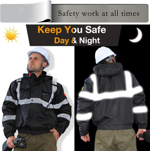 Professional Winter Safety <b>Jacket</b> Waterproof High Visibility Workwear Premium Manufacturer - Product Image 5