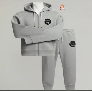 Conjuntos Deportivos Casuales de Invierno para Hombre, a la Moda, Transpirables, Estampados, de Forro Polar, Venta al Por Mayor - Product Image 4