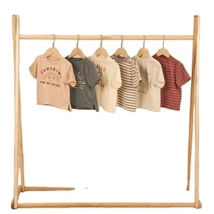 T-shirt décontracté en tricot pour garçons, imprimé, à manches courtes, col rond, 100 % coton, pour bébés et jeunes enfants, compressé, écologique, vente en gros, orienté export - Product Image 2