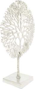 Escultura Moderna de Árbol de Coral en Metal Plateado, Estatua Abstracta de Lujo para Mesa, Adorno Artesanal para Decoración de Hogar, Hotel o Sala de Estar - Product Image 3