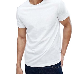 T-shirt de sport en coton tricoté 100 % pour homme, grande taille, style streetwear, motif géométrique personnalisé sur le devant, prix d'usine du fabricant OEM - Product Image 1