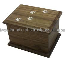 Venta caliente caja de urna de madera para cenizas de mascotas urnas de cremación de madera para cenizas de gatos y perros urnas de palisandro a bajo precio - Product Image 1