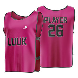Custom Sublimated Soccer <b>Bibs</b> Breathable Mesh <b>Training</b> Vest Football Pinnies Team Practice Quick Dry Polyester OEM - Product Image 3