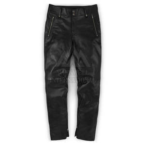 Pantalones de Cuero para Hombre, Último Modelo en Venta Online 2026, Pantalones de Cuero Genuino a la Moda para Hombre - Product Image 1