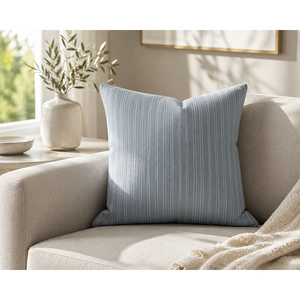 Cotton Linen Yarn Dyed Textured Stripe Cushion <b>Cover</b> | Premium Decorative <b>Throw</b> Pillow <b>Cover</b> for <b>Sofa</b>, Bed & Home Décor - Product Image 3
