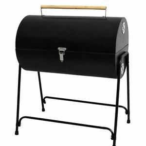 เตาบาร์บีคิวถ่านสแตนเลสสีเงิน 4 ช่องย่าง แบบพกพา สำหรับสวน ขายส่ง เตาบาร์บีคิวถ่านแบบพับได้สำหรับการเดินทาง - Product Image 2