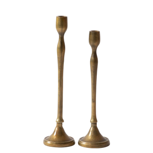 แท่นวางเทียนสำหรับตกแต่งบ้านทำจากทองเหลืองแผ่นอลูมิเนียมหล่อเทียนแฮนด์เมดออกแบบได้ตามต้องการแบบ S/2 - Product Image 1