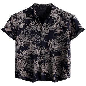 เสื้อเชิ้ตสั่งทำคุณภาพสูง เสื้อฮาวายชายหาดลำลองแฟชั่น เสื้อพิมพ์ลายผู้ชาย OEM เสื้อผ้าฝ้ายแท้สั่งทำพิเศษสำหรับผู้ชาย - Product Image 6