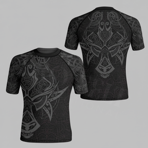 Ropa Deportiva para Todas las Temporadas, Camiseta de Compresión con Diseño Gráfico Personalizado de Verano, Manga Corta, para Hombre, Material Personalizado, Protección contra Rozaduras - Product Image 2