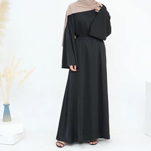 Modest Abaya Eid Ramadan Dubai Women Muslim Satin Dress Turkish <b>Kaftan</b> Abayas Islamic Clothing Caftan Ramadan Moroccan Djellaba - Product Image 2