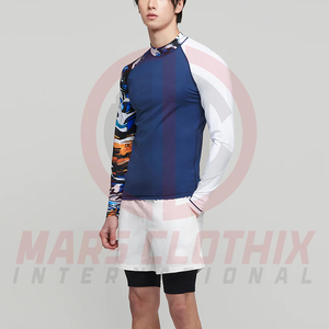 Customized Boxing Rash Guard <b>for</b> <b>Men</b> Custom Logo Breathable Eco-Friendly <b>Men</b> Rash Guard <b>For</b> Online Sale - Product Image 3