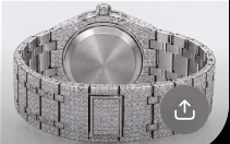 Reloj de Pulsera de Lujo de Acero Inoxidable con Cristales, Esfera Azul, Escala de Barras, Fecha, Analógico - Product Image 4