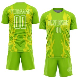 Ensemble maillot et short de foot pour homme, séchage rapide, respirant, équipement sportif pour équipe de football, uniforme de sublimation pour le football - Product Image 1