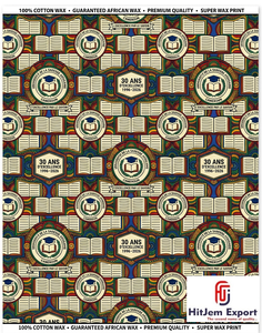 Fabricant de Tissus Imprimés Wax Africains Personnalisés de Qualité Supérieure, Fournisseur OEM ODM de Textiles Ankara pour Anniversaires Universitaires et Conventions - Product Image 2
