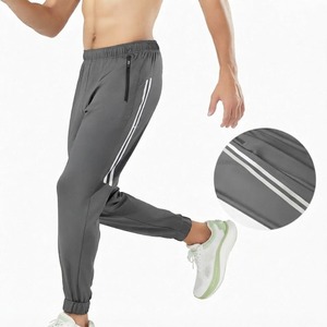 Men's Slim Fit Jogger Pants Quick Dry Sports Training <b>Trousers</b> Elastic Waist Zipper Pockets Running Fitness <b>Track</b> Pants - Product Image 1