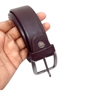 Wholesale Men <b>Split</b> Leather Casual Belt Vintage Design <b>Pin</b> Buckle Genuine Leather Belts for Men Reasonable Price - Product Image 2