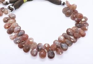Perles de pierre de lune naturelle AAA en forme de poire facettée, 8x12 mm, pierres précieuses de pierre de lune en forme de poire, brin de 8 pouces pour la création de bijoux - Product Image 6