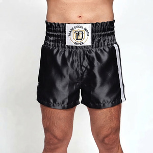 Trade Excel Impex, Crea Tus Propios Shorts de Boxeo MMA, Impresión Personalizada con Logotipo Frontal, Ropa Deportiva de Satén para Gimnasio, Muay Thai, 100% Poliéster - Product Image 1