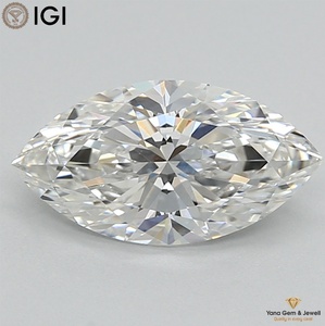 เพชร CVD คุณภาพสูง 1.00 กะรัต ทรงมาร์คีส์ สี F ความสะอาด VVS1 ได้รับการรับรองจาก IGI เหมาะสำหรับเครื่องประดับชิ้นหน้าต่อไป - Product Image 1