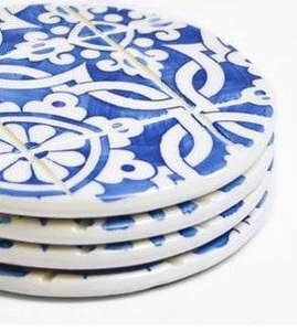 Posavasos Artesanales Indios Ecológicos con Incrustaciones de Hueso Grabadas a Mano, de Alta Demanda y Estilo Tradicional - Product Image 3