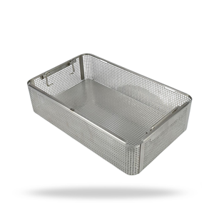 Middle Size Sterilization <b>Basket</b> Stainless Steel Surgical Instrument Tray Medical Cleaning <b>Storage</b> <b>Basket</b> - Product Image 1