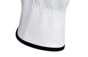 Gants de sécurité en nitrile HOLY SIGNS INTERNATIONAL, blancs, lisses, durables, antidérapants, à revers droit, usage général, niveau d'impact 1 - Product Image 6