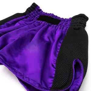 กางเกงมวยไทยผ้าซาตินยืดหยุ่น ระบายอากาศ แห้งเร็ว คุณภาพสูง สำหรับผู้ชาย ผลิตตามสั่ง ขายส่ง ผลิตจากโพลีเอสเตอร์ 100% - Product Image 5