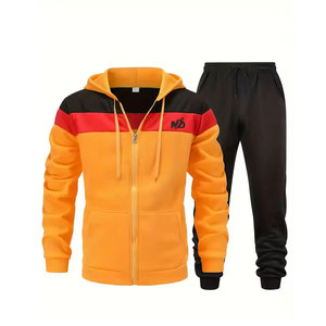 ชุดวอร์มสำหรับผู้ชายทรงพอดีตัวทำจากผ้าฝ้าย100% ขนาดใหญ่พิเศษออกแบบได้ตามต้องการ - Product Image 6