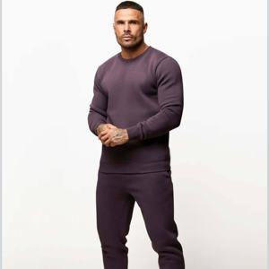 Survêtements pour hommes, vente en gros personnalisée, respirants, couleur unie, jogging confortable, style décontracté, survêtement pour hommes - Product Image 1
