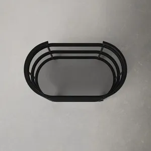 <b>Ceramic</b> Eco-Friendly Utility Cart Glass Shelves American Style Minimalist Design for Living Room Bedroom Interior Furniture - Product Image 3