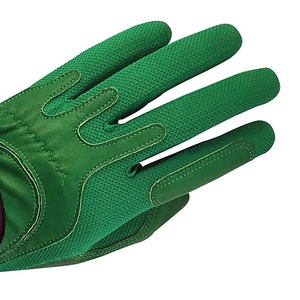 Luxury Sports Unisex Golf Gloves <b>Velcro</b> <b>Strap</b> Closure Type Lightweight Non Slip Breathable Genuine Leather With Custom Color - Product Image 4