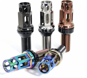 Pernos de Rueda Forjados de Titanio Ti-6Al-4V M14x1.25 M14x1.5, Elementos de Fijación de Carreras Ahuecados para Audi, Mercedes, Porsche - Product Image 6