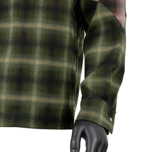 Mens Solid Flannel Shirt Heavyweight 220 Grams Casual Long Sleeve Button up Regular Fit <b>Blank</b> OEM - Product Image 3