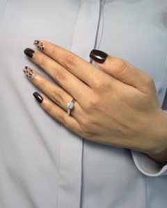 Anillo de Diamante Solitario de Corte Redondo Brillante Eterno de Primera Calidad, Cultivado en Laboratorio, Oro de 14K, Venta al por Mayor, Fabricante y Proveedor de Joyería Fina OEM - Product Image 4