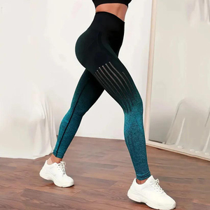 Leggings personnalisés taille haute pour femmes, unis, haute performance, pour le sport et le yoga, avec taille élastique - Product Image 6