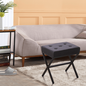 Multifunctional Ottoman Foot <b>Stool</b> Tufted Vanity <b>Stool</b> with Thickened Cushion Shoe Changing Seat <b>Step</b> <b>Stools</b> - Product Image 5