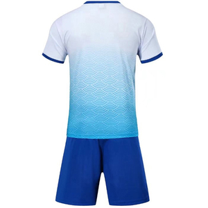 Soccer Match Kit Premium Quick Dry Fabric Jersey And Shorts Lightweight Comfortable <b>Athletic</b> Uniform - Product Image 5
